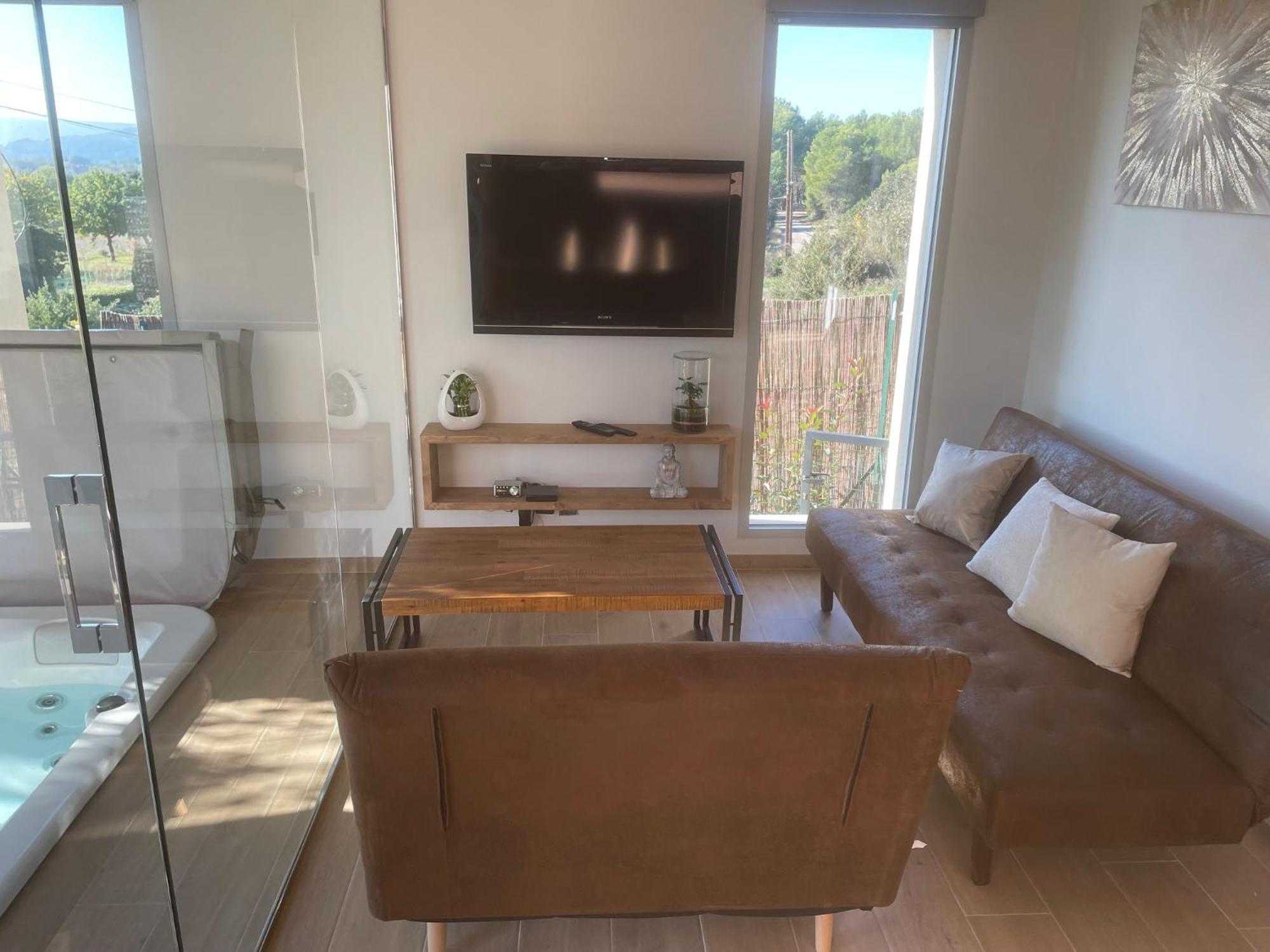 Logement Avec Jacuzzi Joucas Exteriör bild